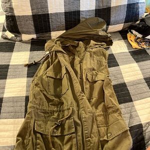 Army green vest